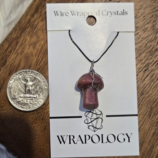 Pink Opal Pendant 1448