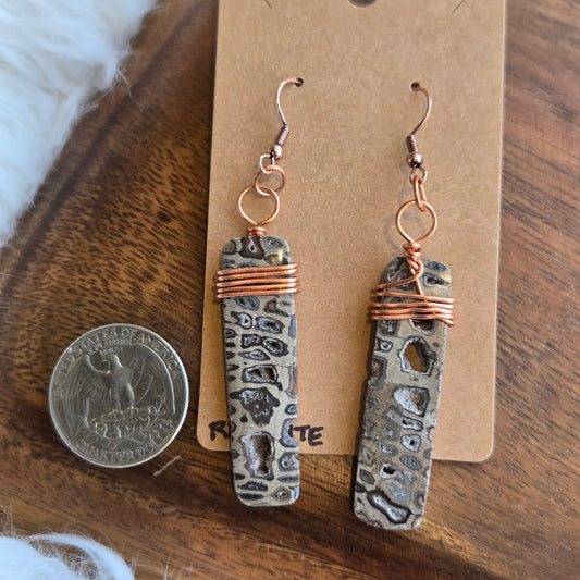 Agate Composite Earrings 1491