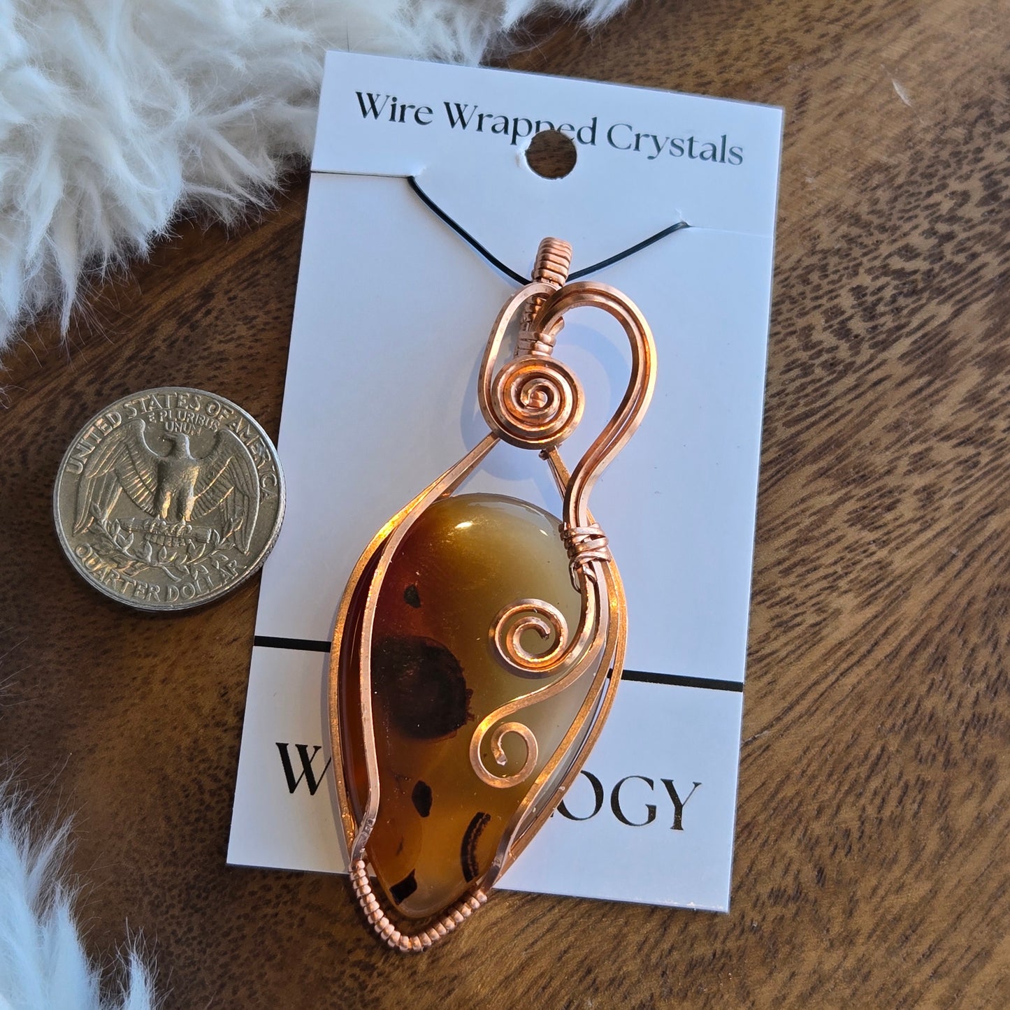 Carnelian Agate Pendant 1513