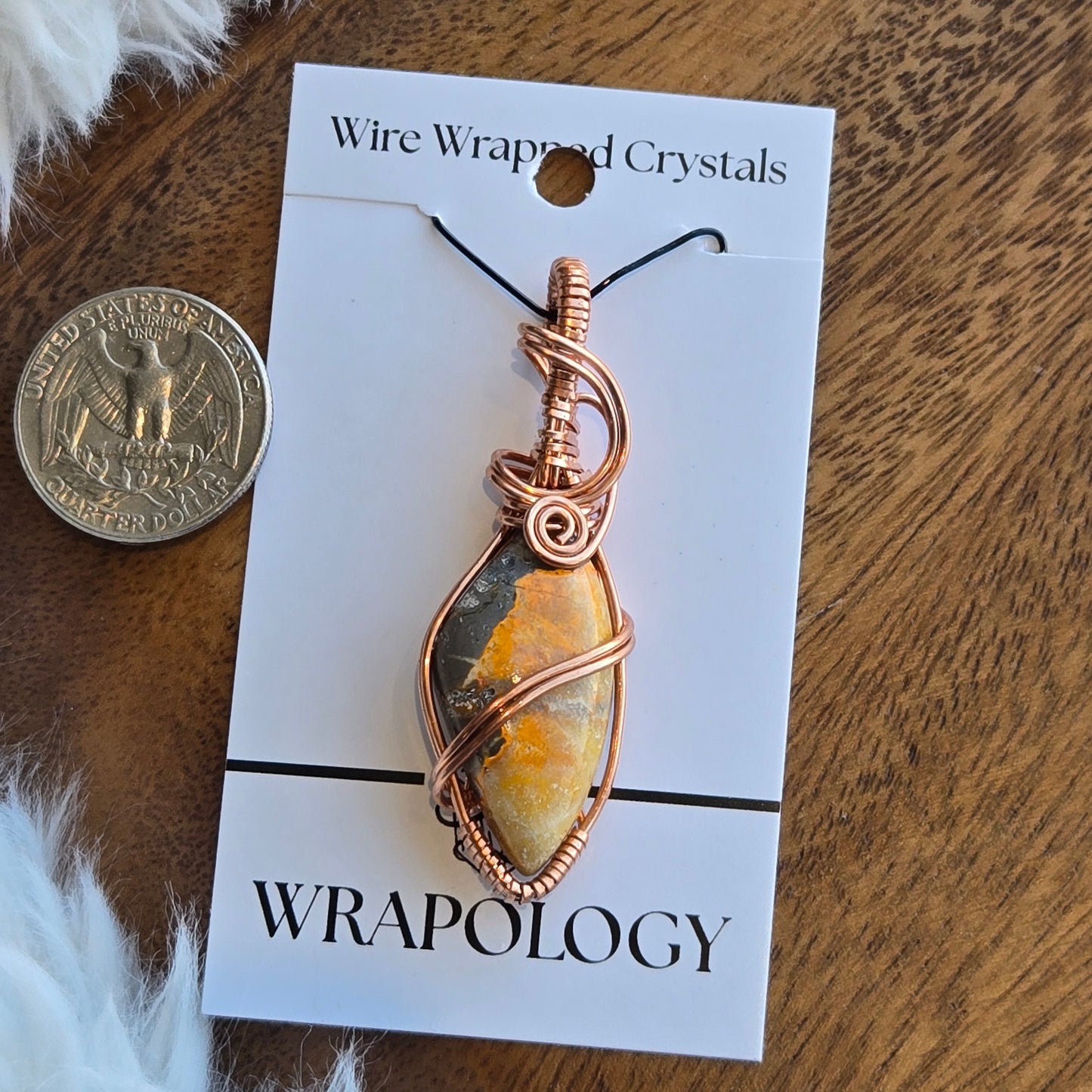 Bumblebee Jasper Pendant 1523