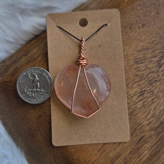 Fire Quartz Pendant 1537