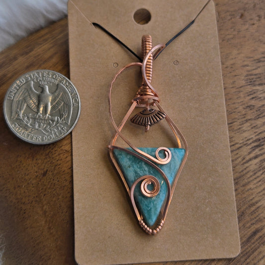 Amazonite Pendant 1531