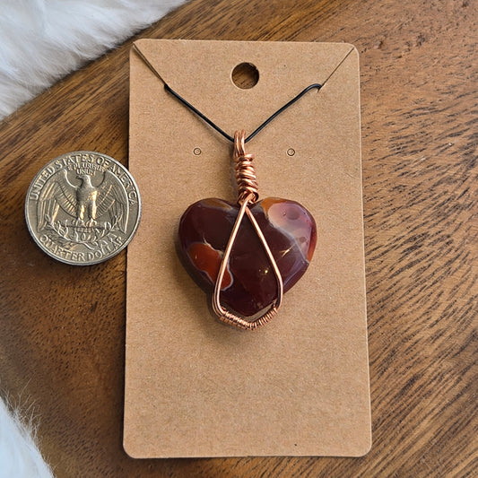 Heated Carnelian Pendant 1539