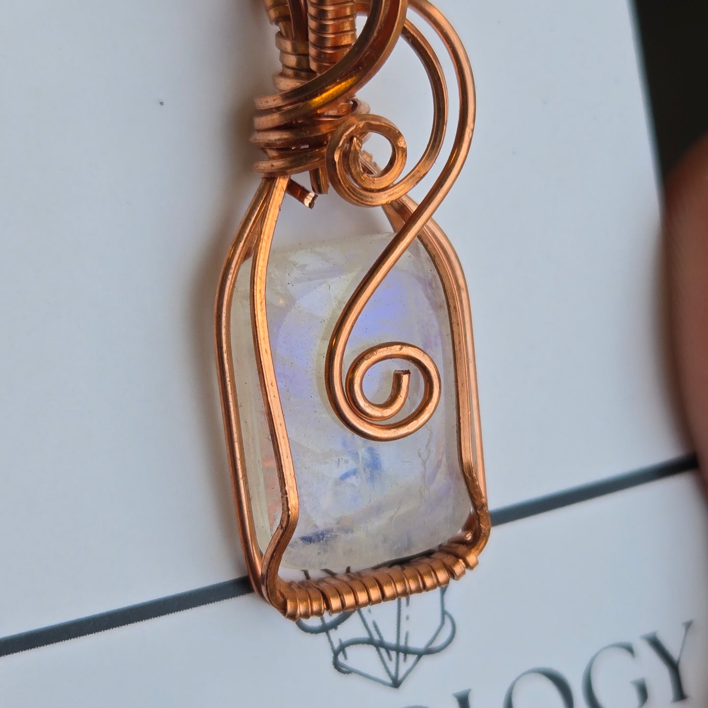 Rainbow Moonstone Pendant 1532