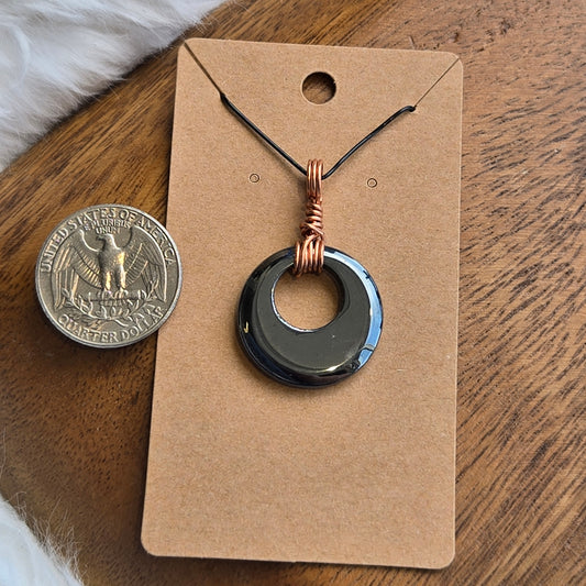 Hematite Pendant 1542