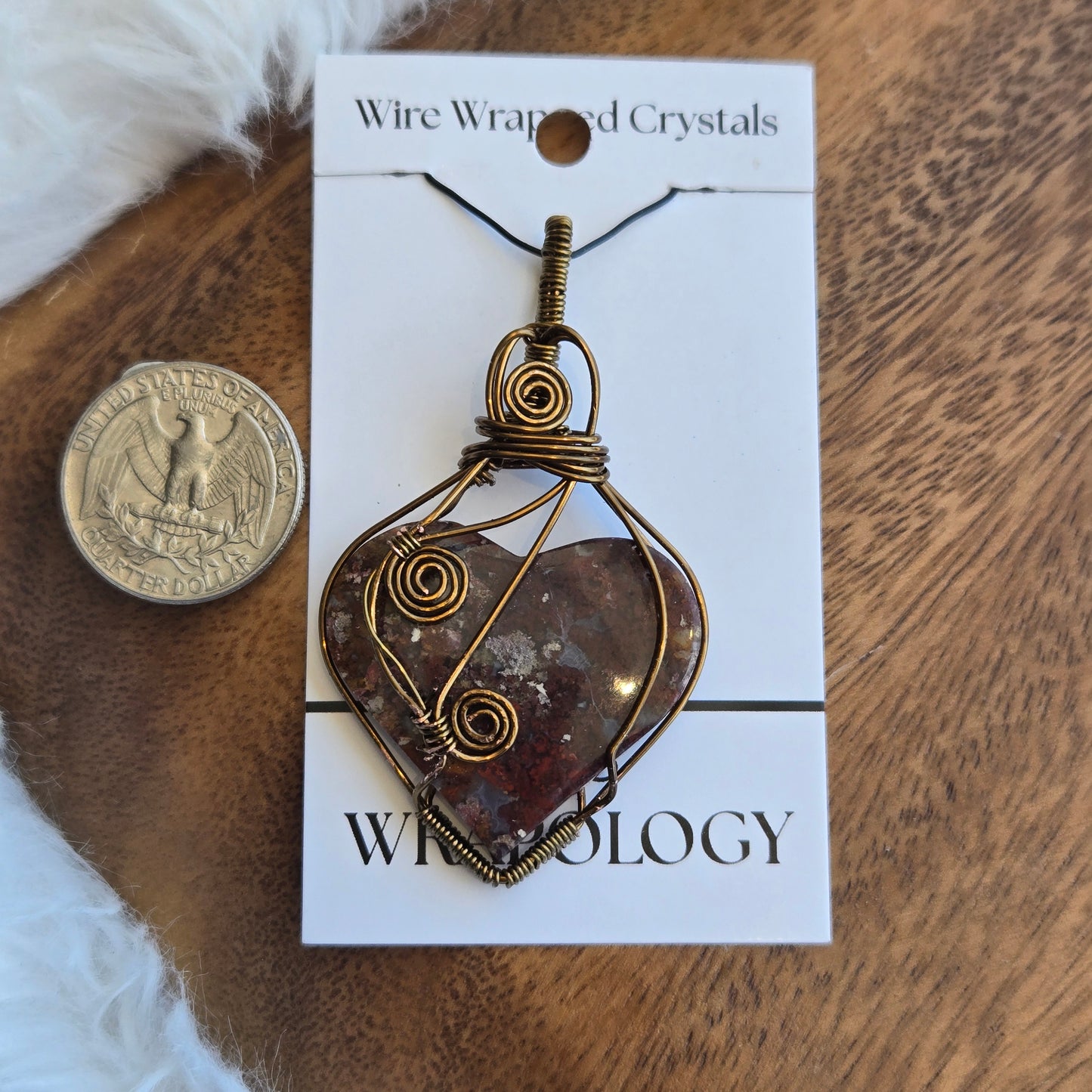 Scenic Moss Agate Pendant 1091