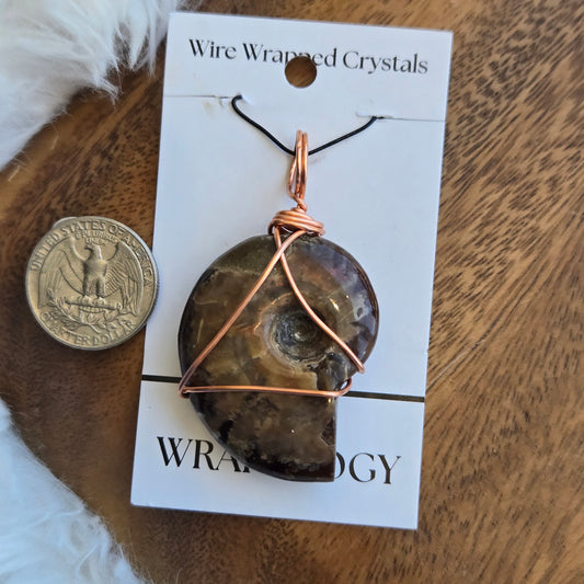 Ammonite Pendant 1092