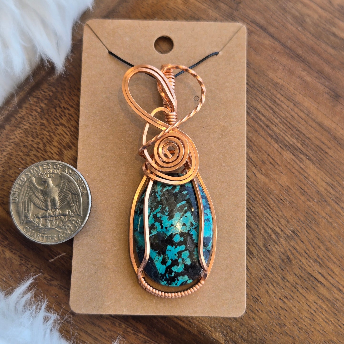 Chrysocolla Pendant 1579