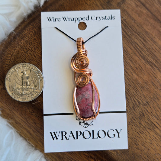 Thulite Pendant 1594