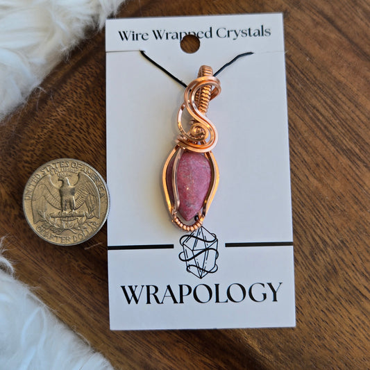 Thulite Pendant 1596