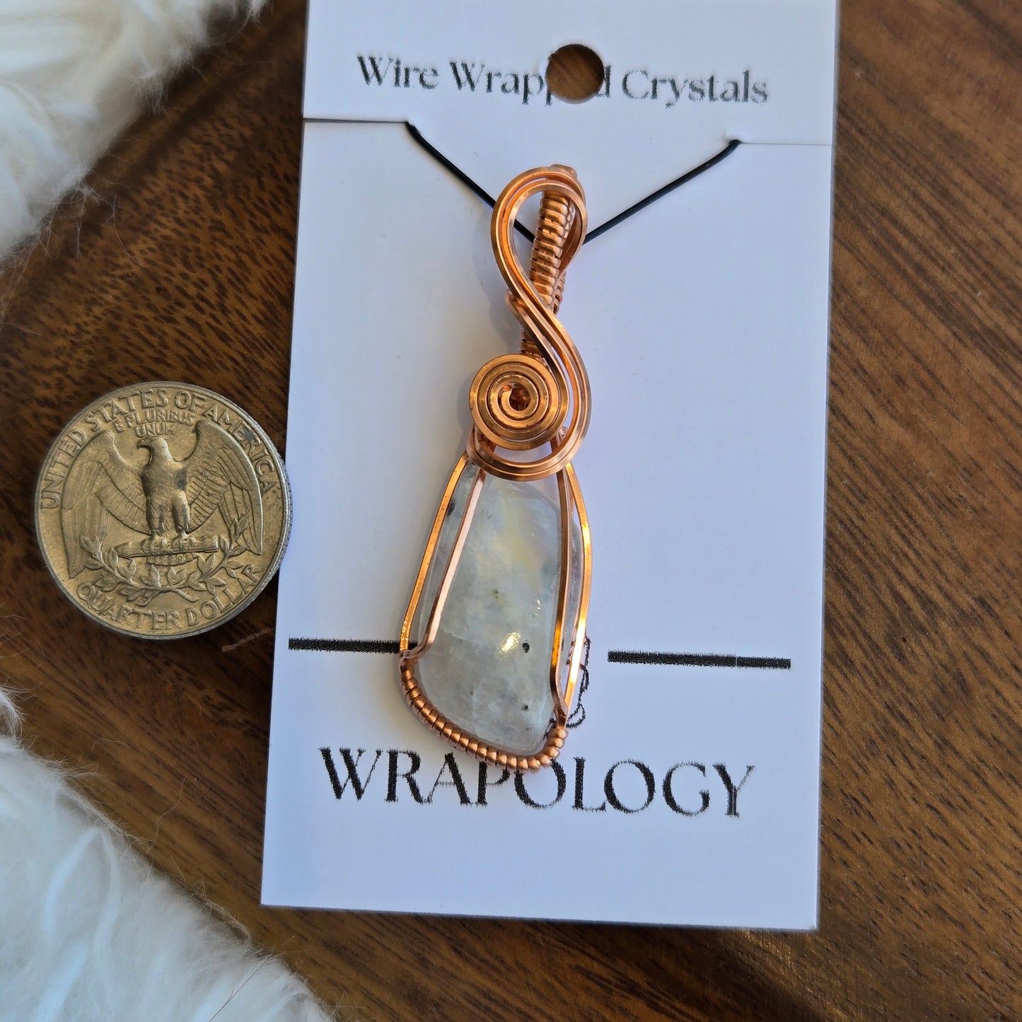Rainbow Moonstone Pendant 1598