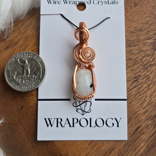 Rainbow Moonstone Pendant 1619