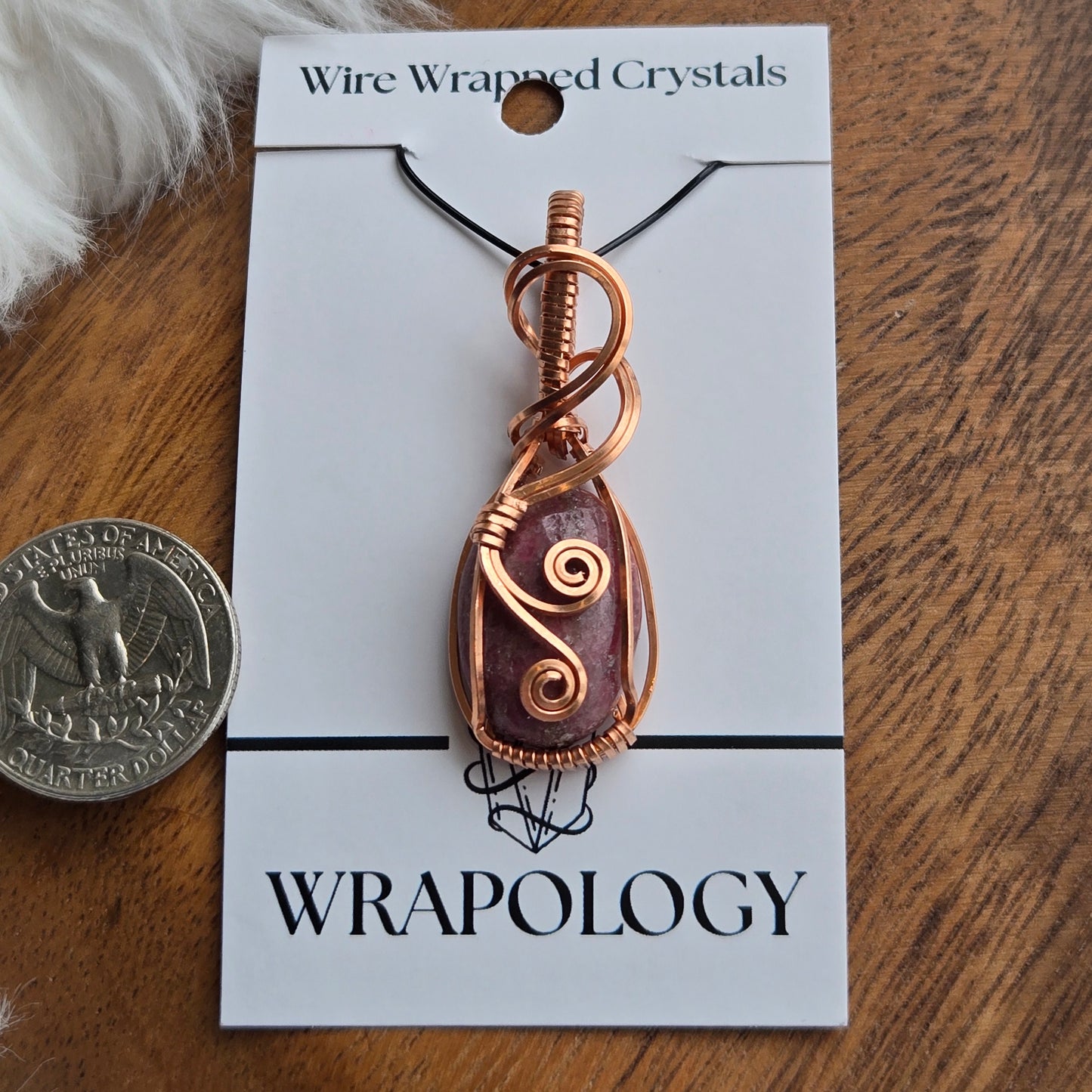Lepidolite Pendant 1622