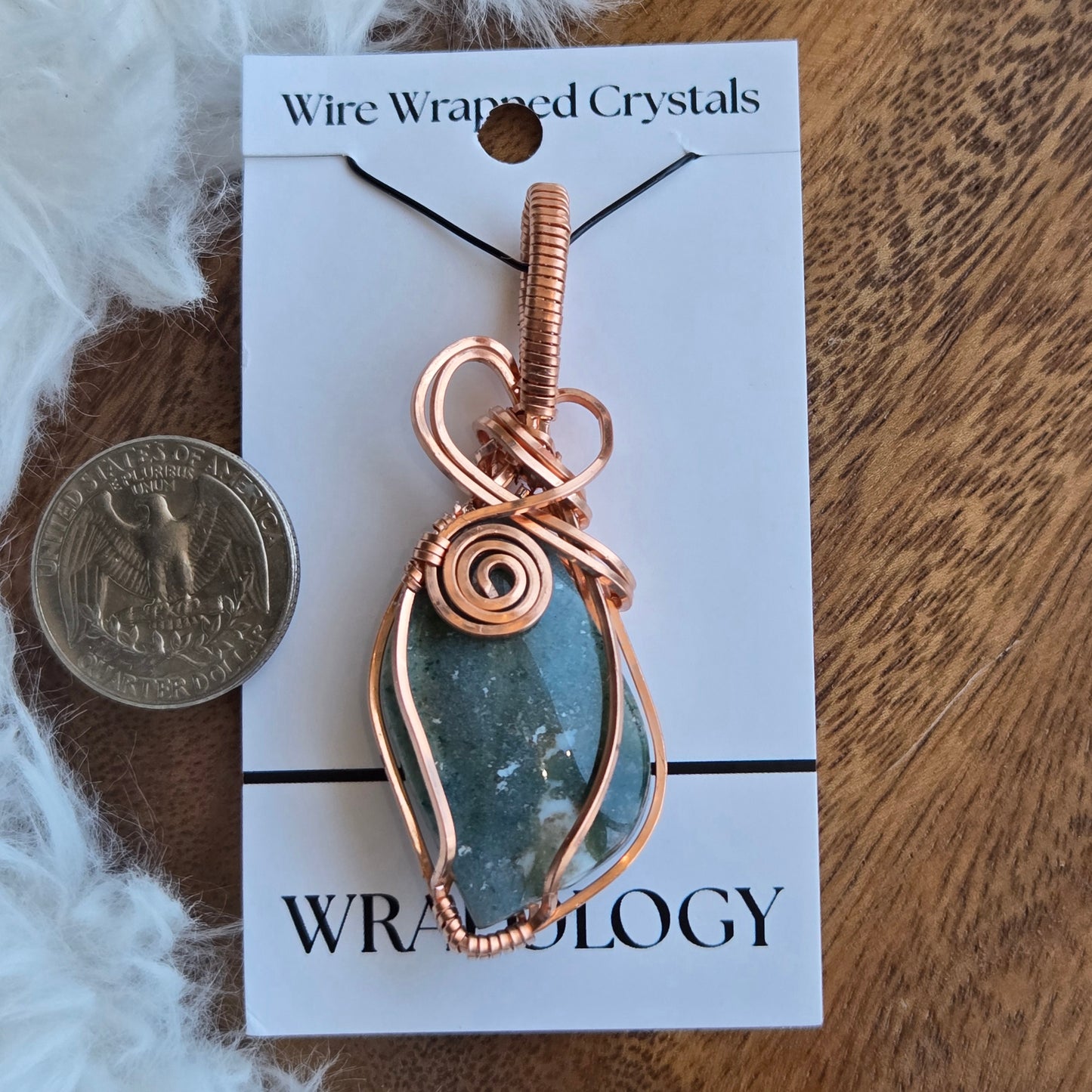 Moss Agate Pendant 1643