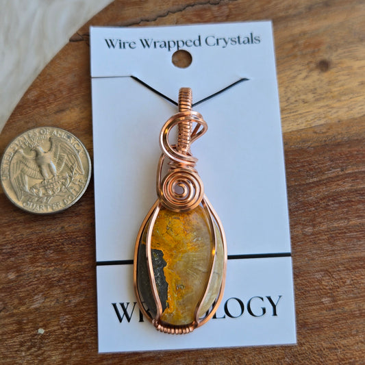 Bumblebee Jasper Pendant 1658