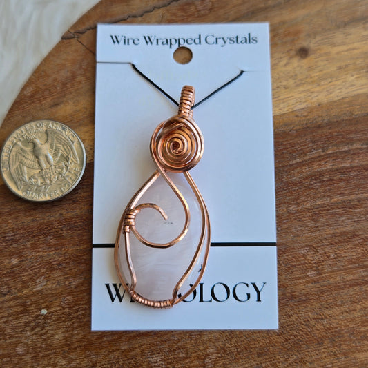 Mangano Calcite Pendant 1659