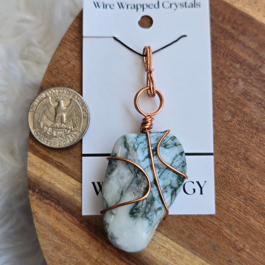 Tree Agate Pendant 1677