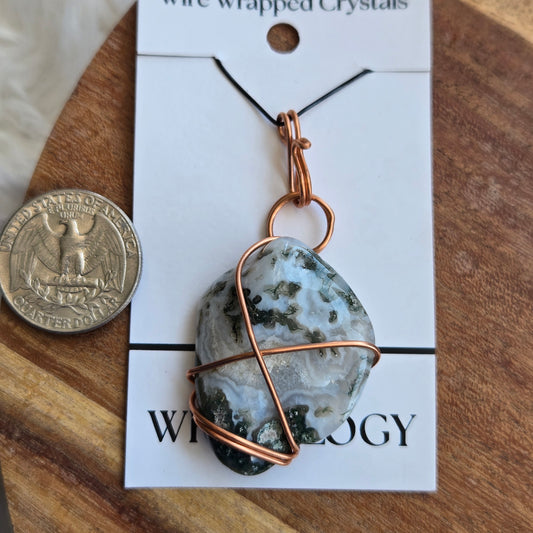 Tree Agate Pendant 1681