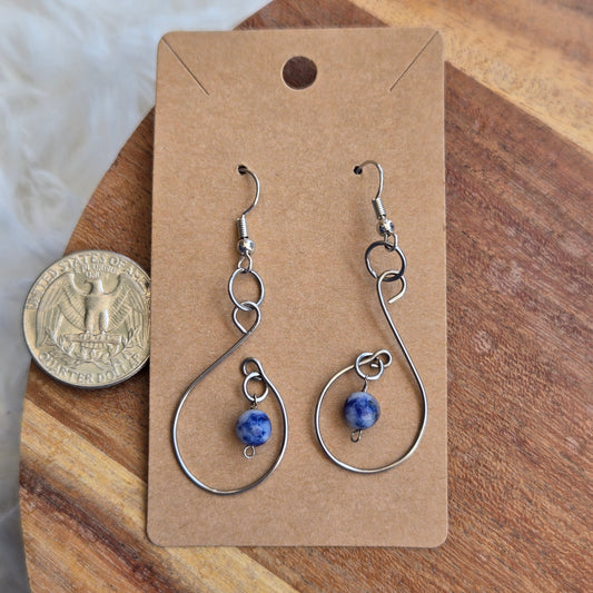 Sodalite Earrings 1671