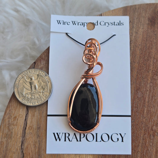 Black Tourmaline Pendant 1687