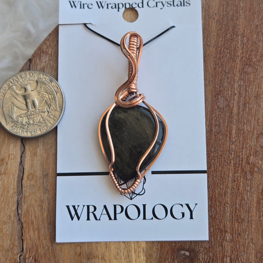 Obsidian Pendant 1692