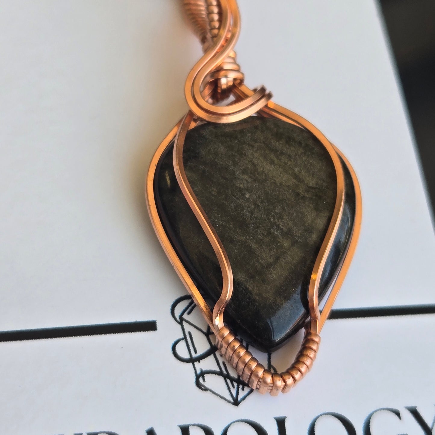 Obsidian Pendant 1692