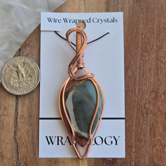 Polychrome Jasper Pendant 1695