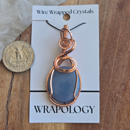 Angelite Pendant 1696