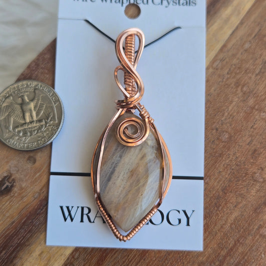 Peach Moonstone Pendant 1703