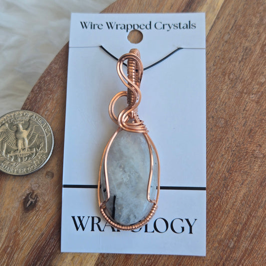 Rainbow Moonstone Pendant 1707