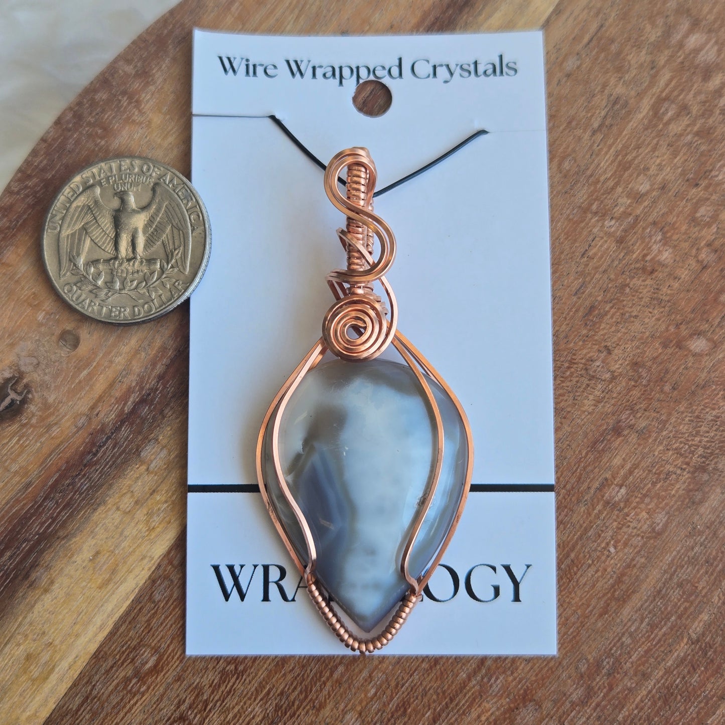 Orca Agate Pendant 1709