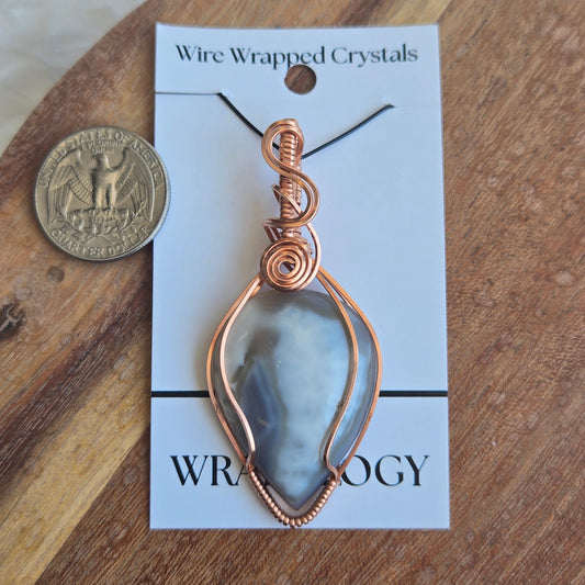 Orca Agate Pendant 1709