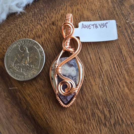 Amethyst Pendant 1723