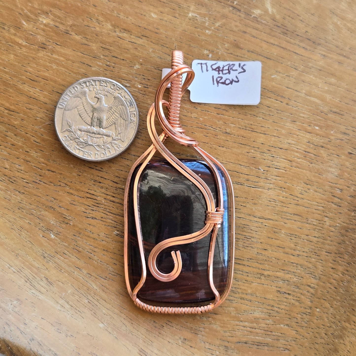 Tiger's Iron Pendant 1724