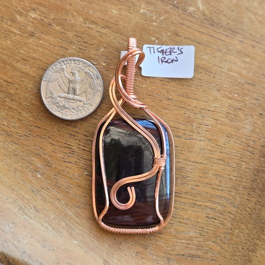 Tiger's Iron Pendant 1724