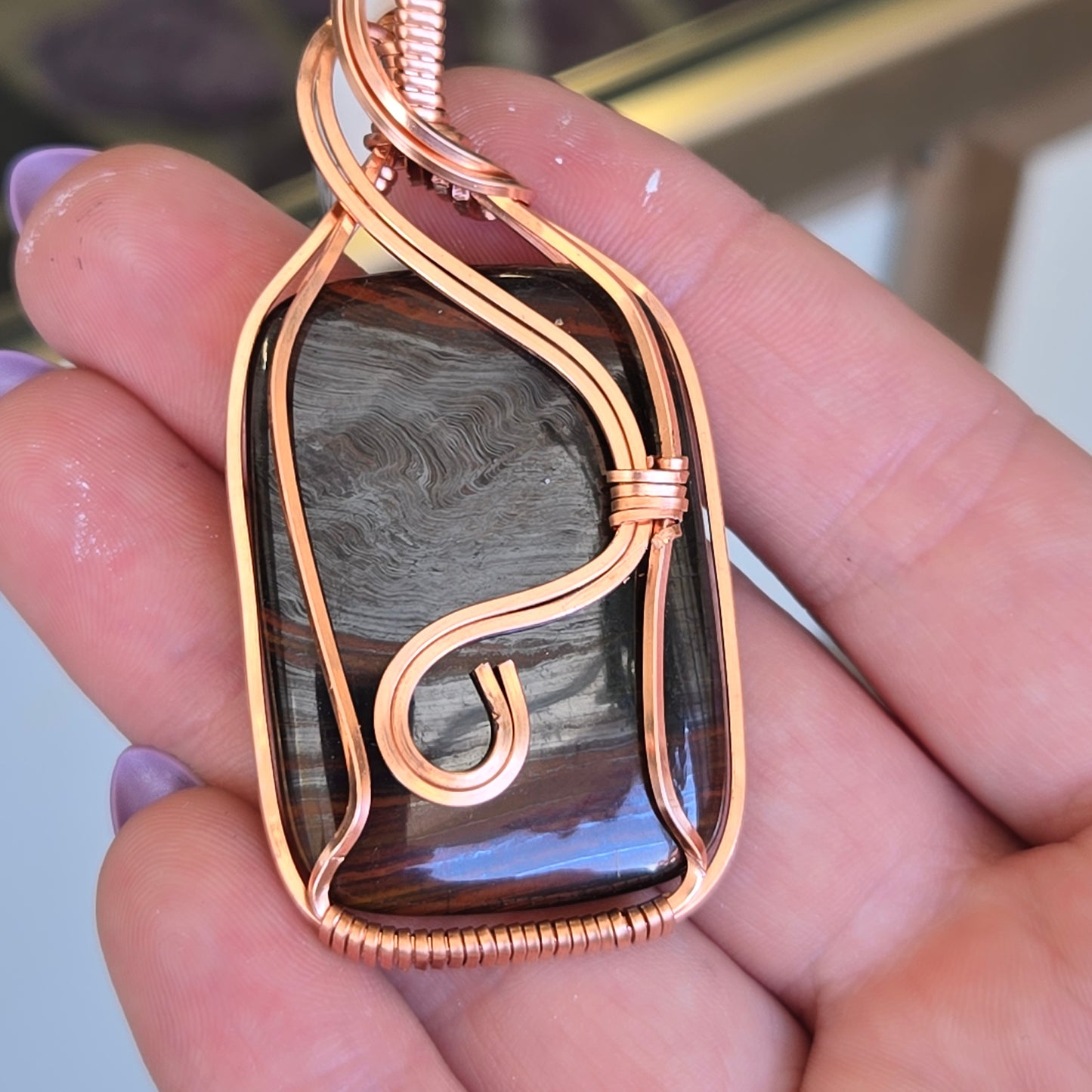 Tiger's Iron Pendant 1724