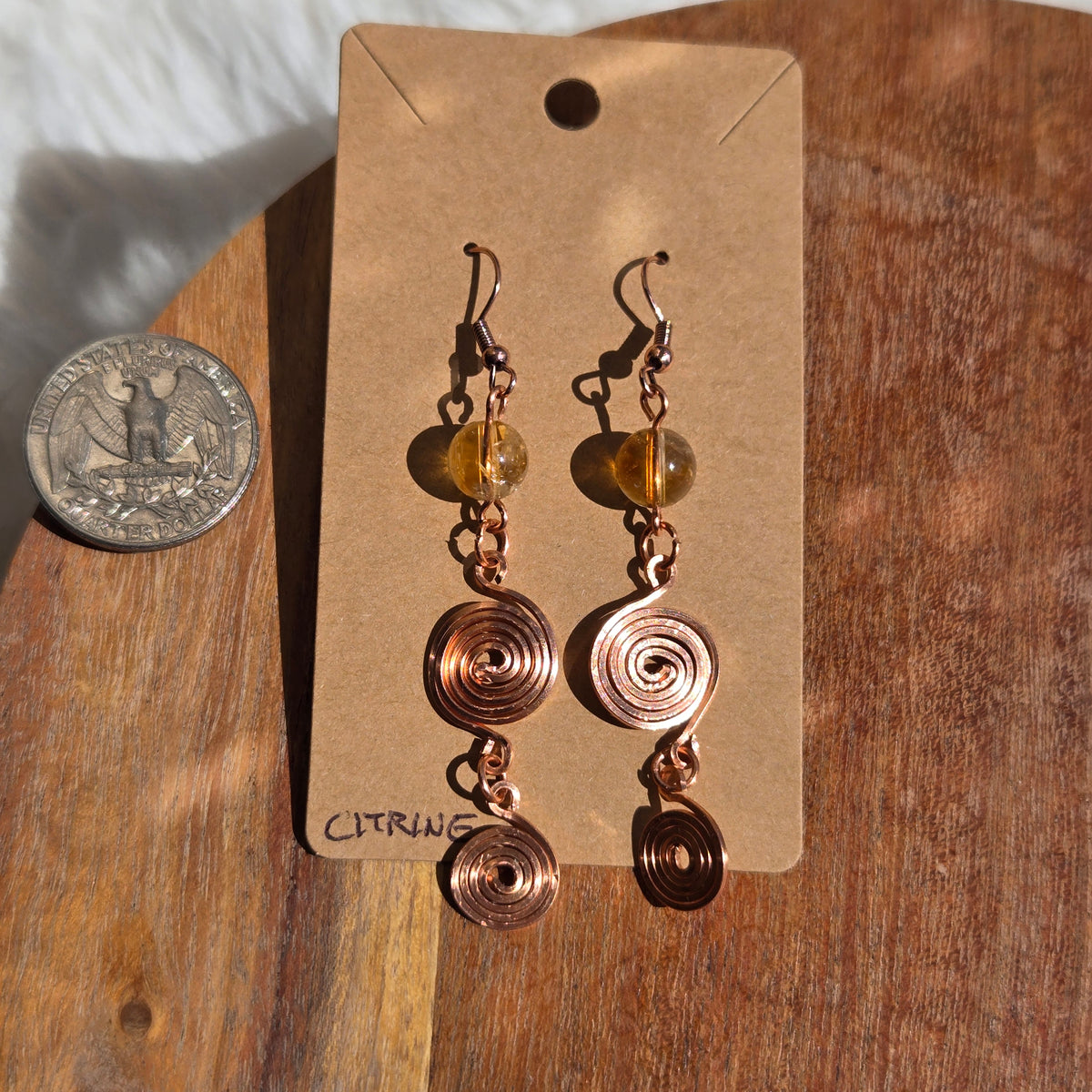 Citrine Earrings 1734