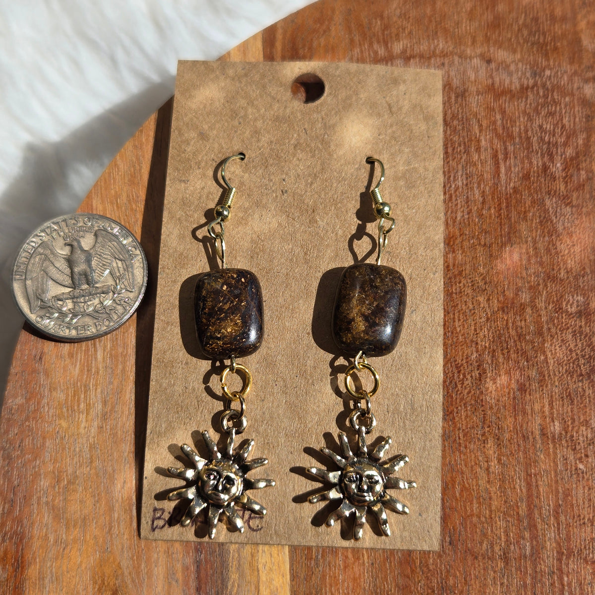 Bronzite Earrings 1738