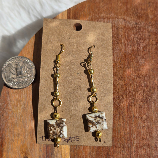 Tree Agate Earrings 1741