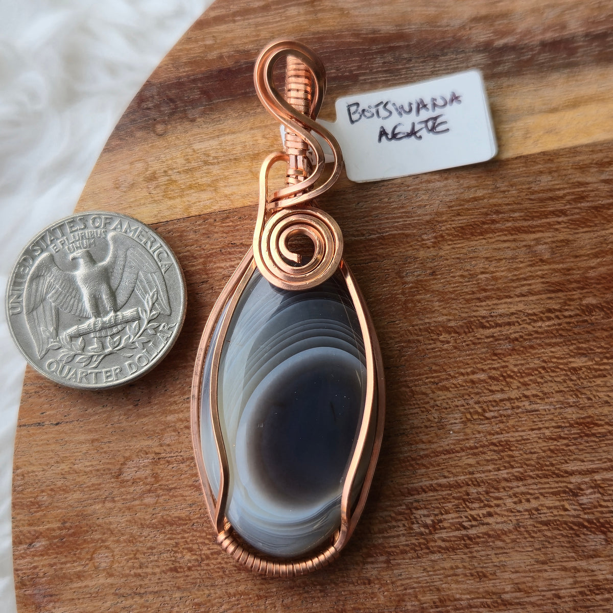 Botswana Agate Pendant 1749