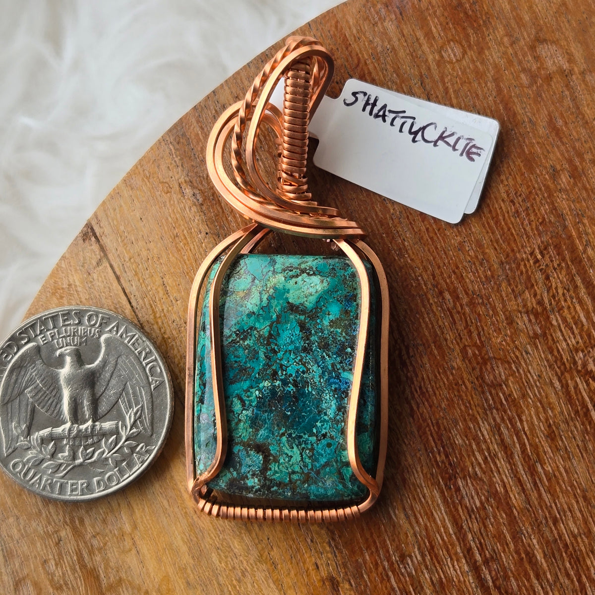 Shattuckite Pendant 1753