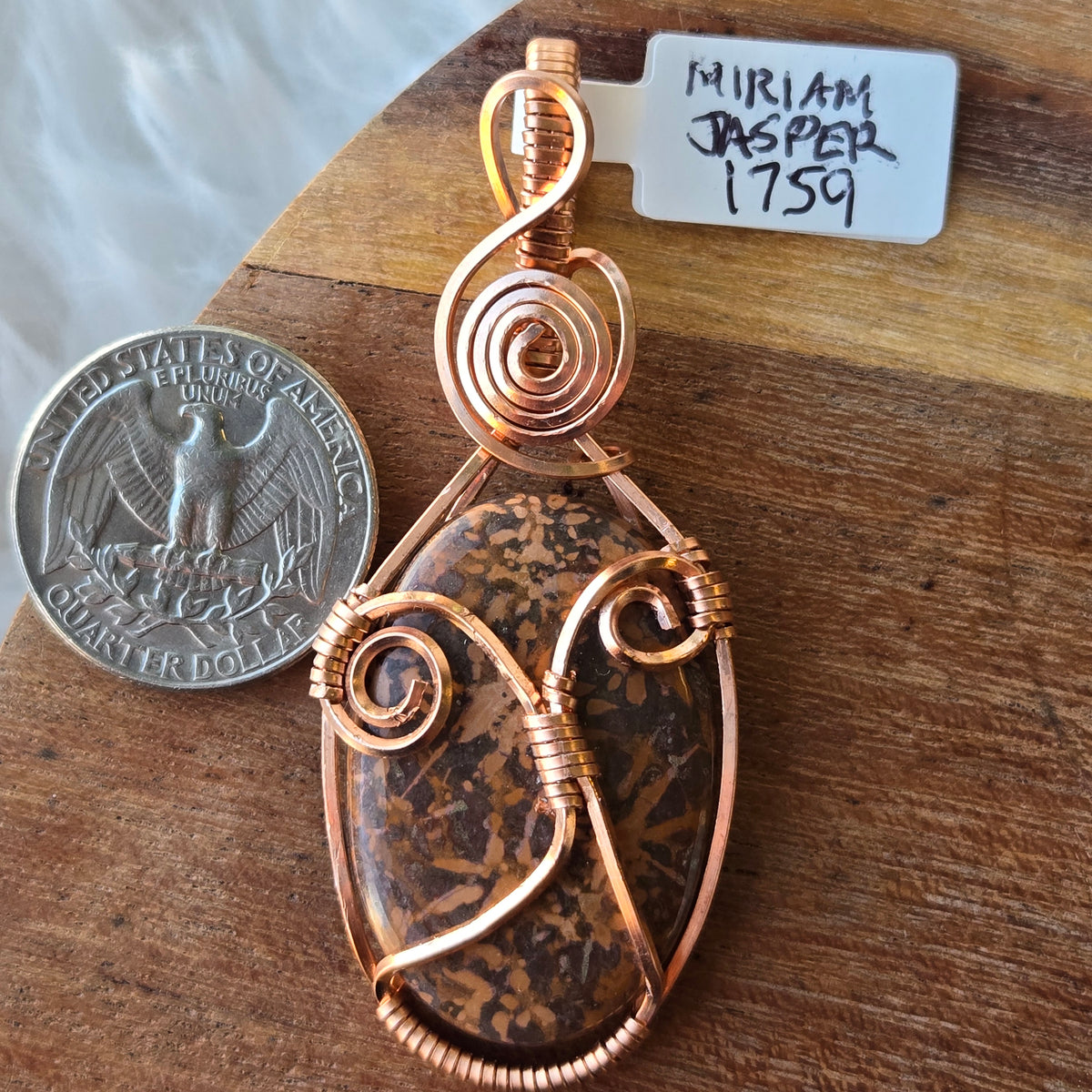 Miram Jasper Pendant 1759