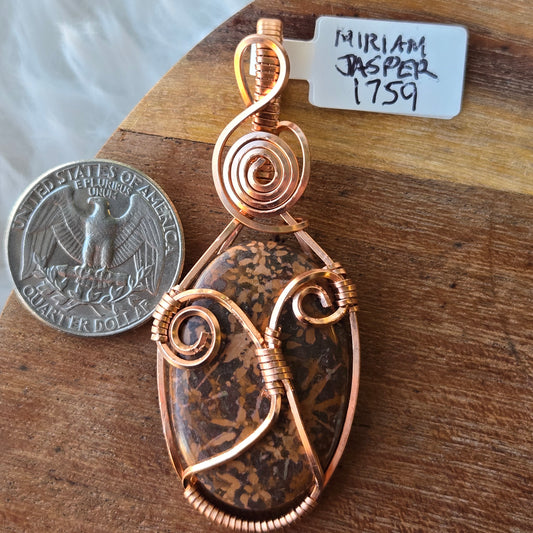 Miram Jasper Pendant 1759
