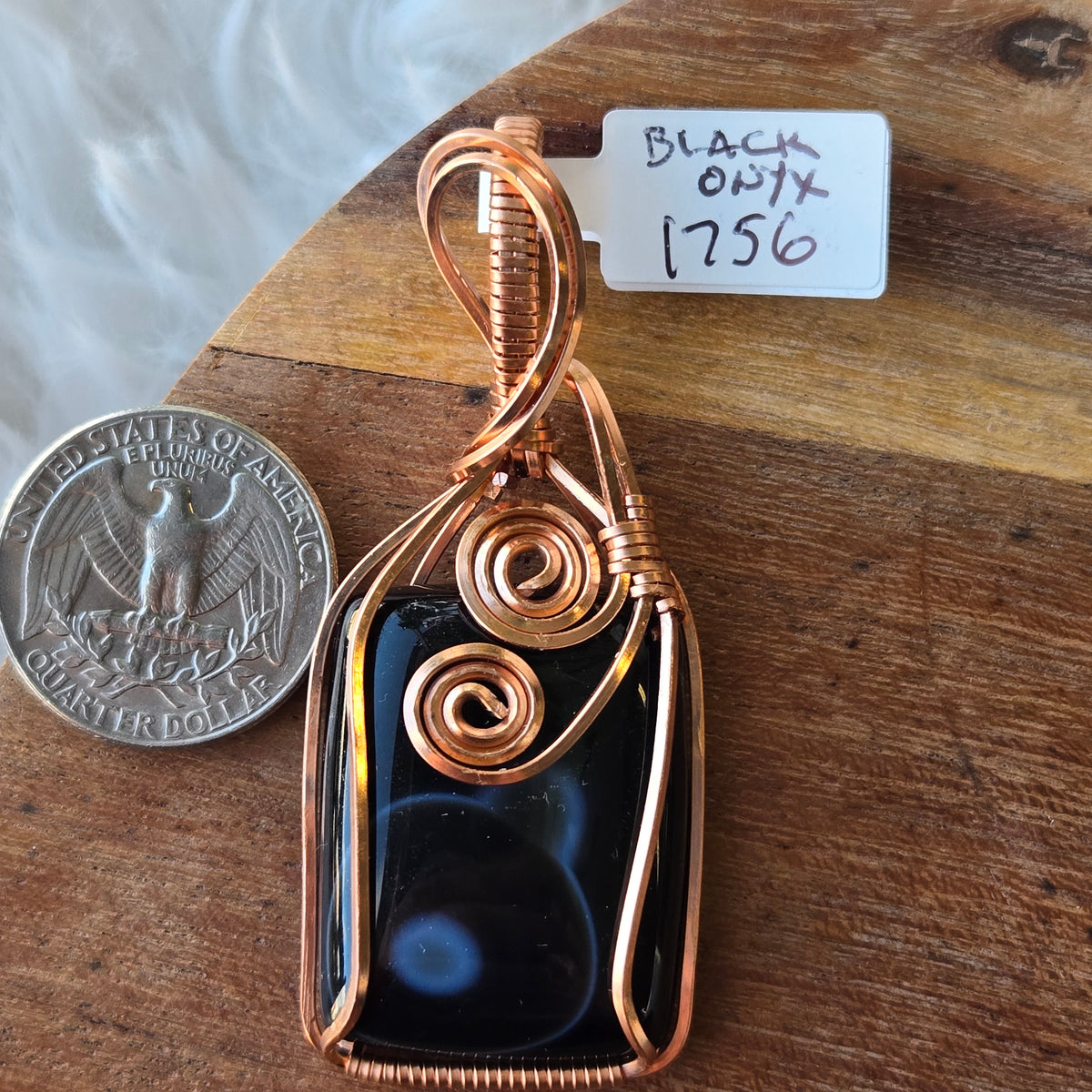 Black Onyx Pendant 1756