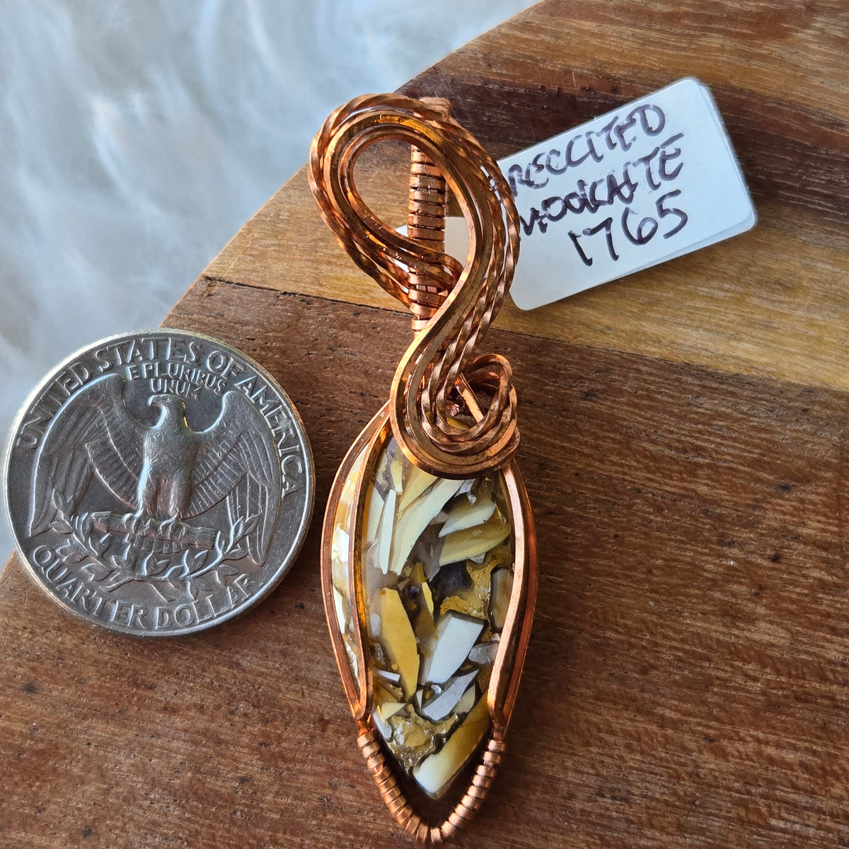 Bracciated Mookaite Pendant 1765