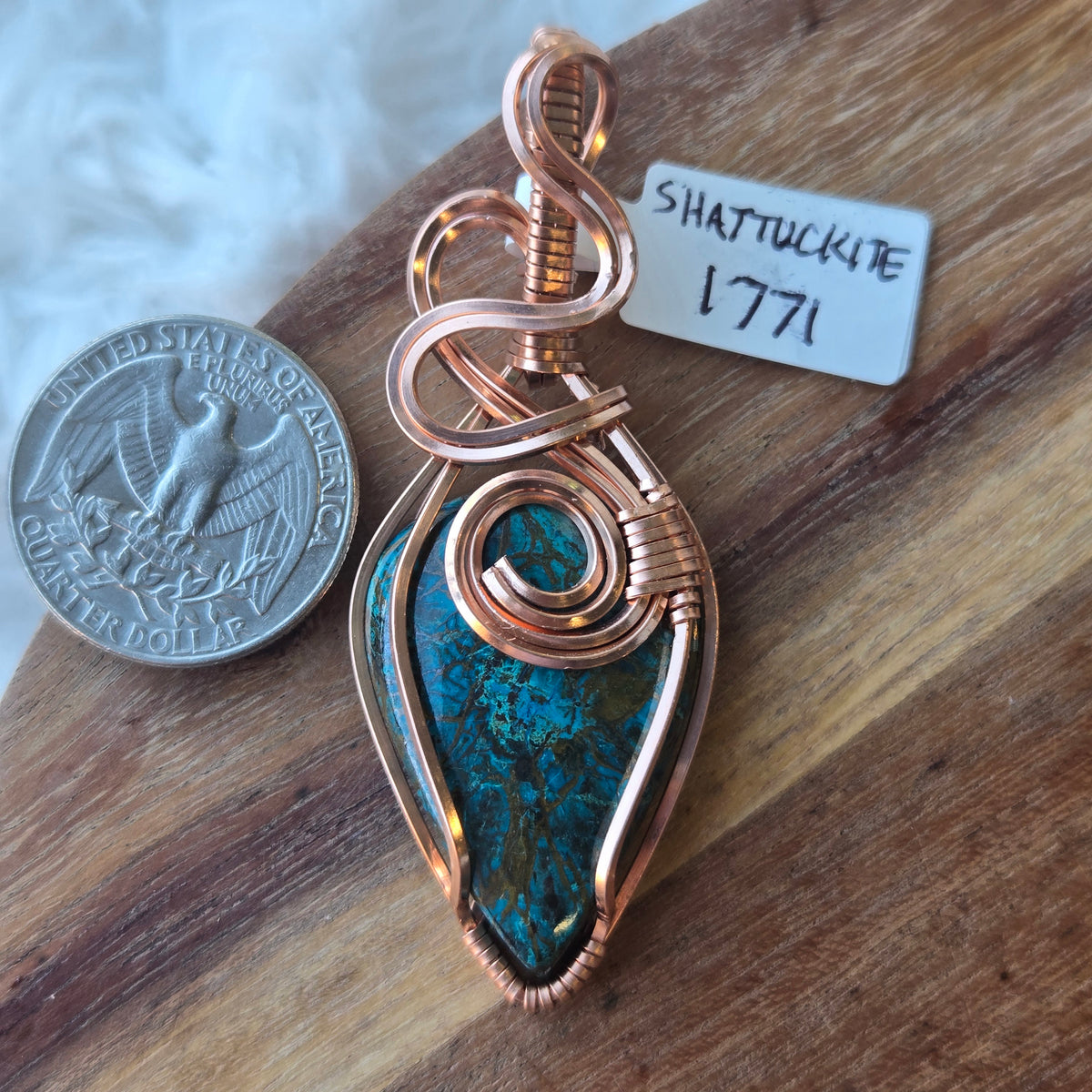 Shattuckite Pendant 1771