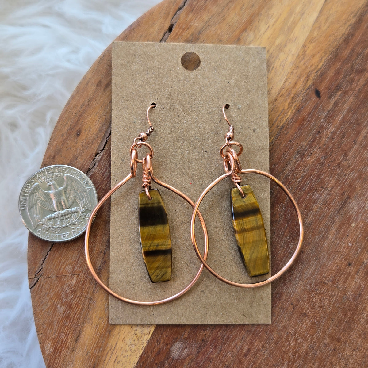 Tiger's Eye Earrings 1775