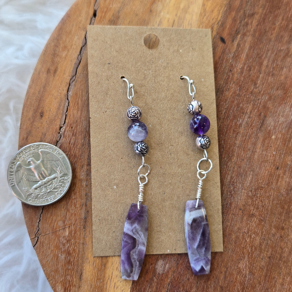 Amethyst Earrings 1776
