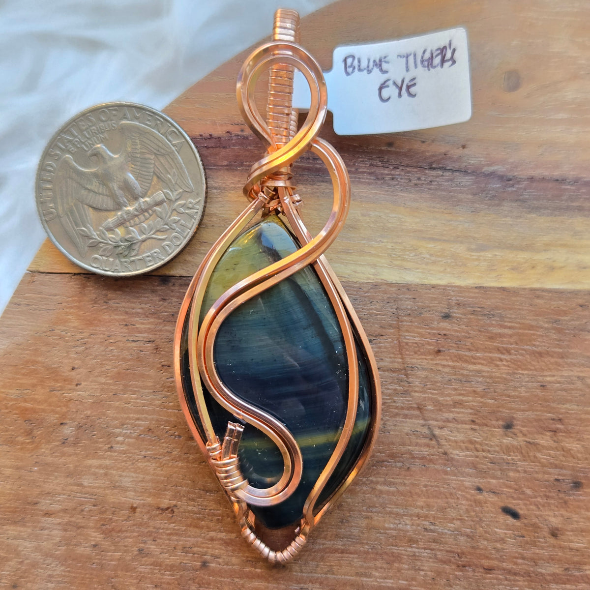 Blue Tiger's Eye Pendant 1794