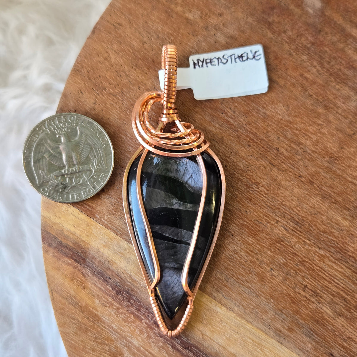 Hypersthene Pendant 1801